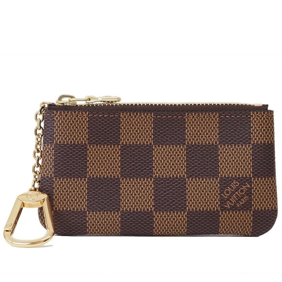 LOUIS VUITTON Brown Damier Card Holder - Picture 1 of 10